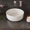 Alfi Brand ALFI brand ABC907-W White 15" Round Above Mount Ceramic Sink ABC907-W - alternate 6